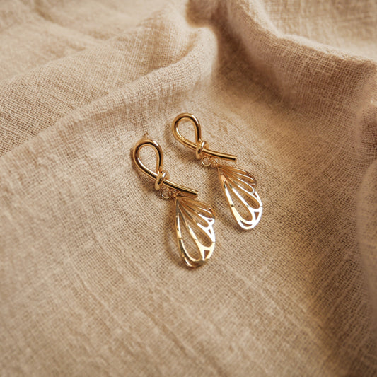 Yara (16k gold-plated) Knot Studs