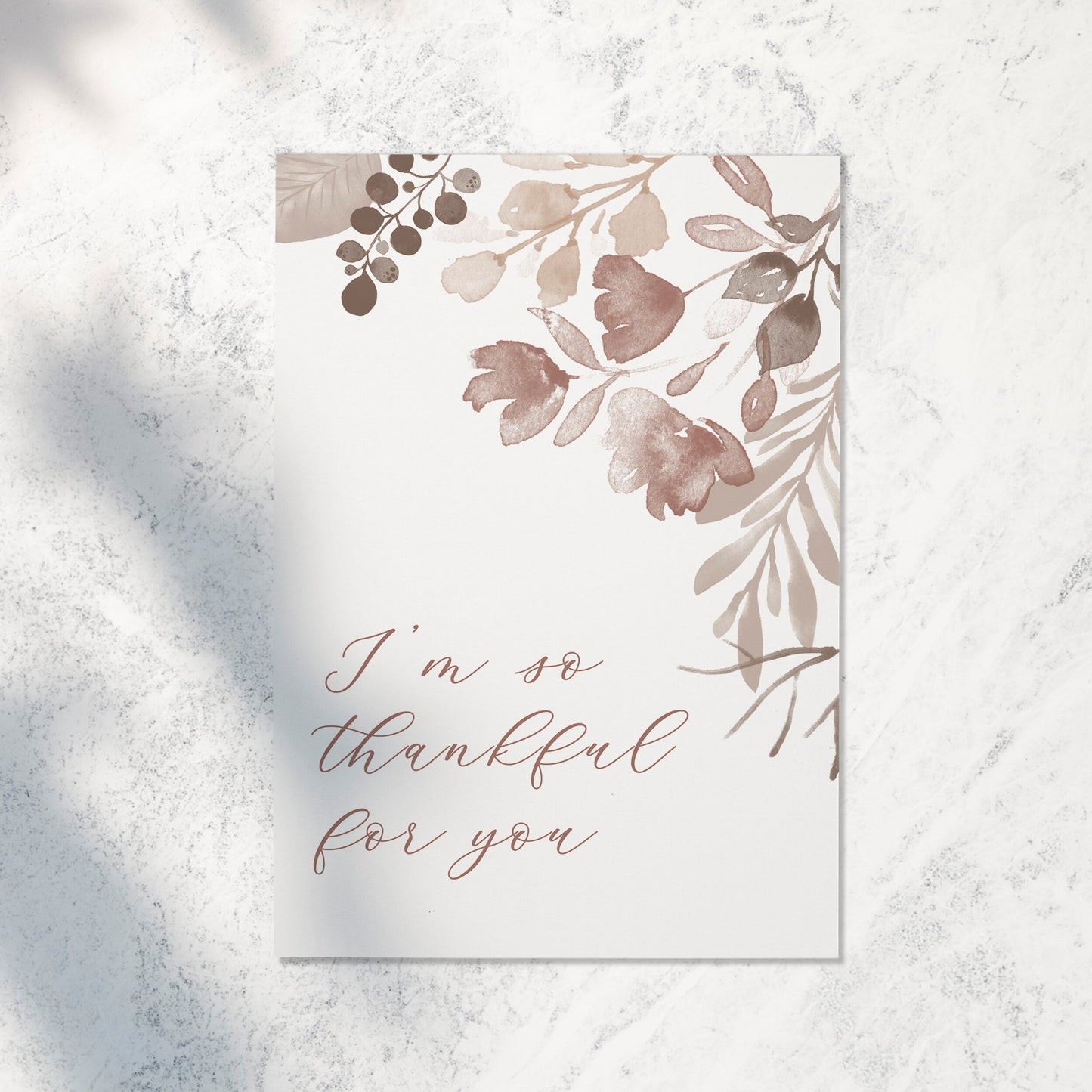 So Thankful for You | Greeting Card