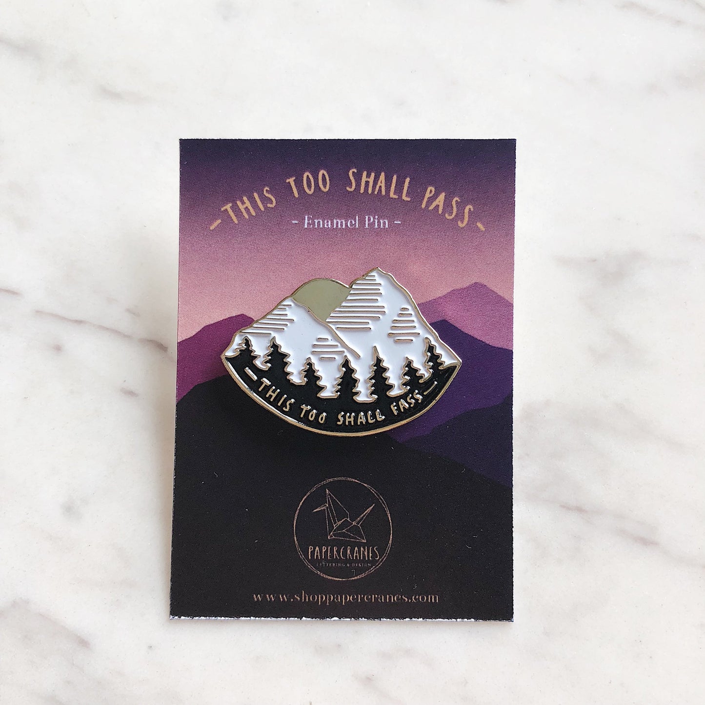 [B-Grade] This Too Shall Pass | Enamel Pin